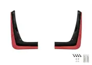 2020-2024 Corvette C8 Painted Front Splash Guards Mud Flaps Red Mist GPH