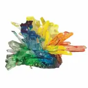 Growing Rainbow Colourful Crystal Kit Kids Children Science Chemist Scientist