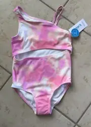 Carter’s Girl Size 5 One Piece Pink Tie Dye Bathing Suit NWT. MRSP $34.00.