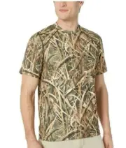 Terramar Men's Stalker Crew Intelliscent Base Layer Top Camo Mossy Oak, Size S