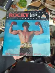 NEW VINTAGE 1984 ROCKY SAVES THE DAY KID STUFF FACTORY SEALED RECORD BOOK