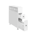 Bathroom Toilet Cabinet Caddy Holder Drawer Basket With Wheels
