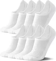 [FITRELL] No Show Socks Womens - Athletic Cushioned Low Cut Ankle Socks Invisible Non-slip Liner Running Socks 5/8 Pairs