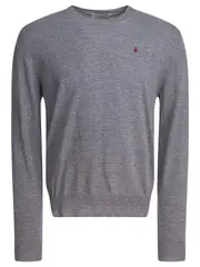 [Alexander Mcqueen] Alexander Mcqueen-Skull Pattern Sweater Knitwear Grey-Uomo M