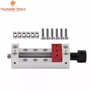 Thunder Tools Mini Drill Press Vise 2.56-Inch Jaw Width Flat Clamp Bench Vise