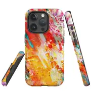 For iPhone 15 Pro Case, Shielding Cover, Flowing Colors