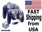 2x Wired NGC Controller Gamepad for Nintendo GameCube GC Console USA Purple