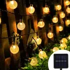 Warm White LED Solar Ball Party Garden Home Decoration Waterproof String Lights