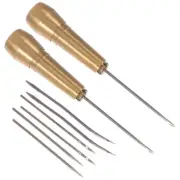 2 Sets Shoe Repair Awl Stitcher Tool Shoes Awls Crochet Prickers