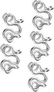 Anneome 5Pcs Bracelet Jewelry Clasp Silver jewlery Sterling Silver Toggles 925 Silver Necklace Clasp