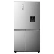 Hisense 649L PureFlat Side by Side Fridge, Silver. HRSBS649SW