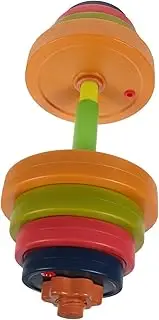 Toddmomy Adjustable Dumbbell Weight for Exercise Play Fun Gymnastic Equipment for Kindergarten Bright Color Design Fillable with Water Sand for Arm Strength Training