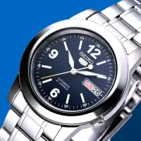 在飛比找momo購物網優惠-【SEIKO 精工】手錶 典藏玩家日本製5號自動機械腕錶-黑