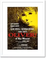 Theatre Stage Play Oliver Charles Dickens Lionel Bart Framed Wall Art Print