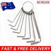 Long ball hex L allen key 8 Hex Keys Set Allen Wrenches Imperial Metric 1.5-6 MM