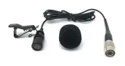 Lavalier Lapel Mic Omni-directional Tie Clip Microphone for Audio-Technica black