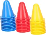 GAROZATION 1 Set Training Marker Cones Mini Cones for Soccer Roller Skating and Sports Training Durable with Bright Colors for Agility Drills and Practice Compact and Portable