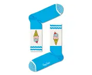 Ice Cream Sock Blue/White