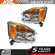 Chrome Headlights Assembly For 2004-2015 Nissan Titan / 2005-2007 Nissan Armada (for: Nissan)