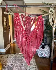Handmade Macrame Wall Hanging Decor Unique