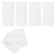 1X(20pcs Chamois Cloths, 3.9x3.9 Inch Pottery Tools Chamois Soft Chamois3107