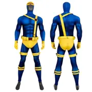 X-men 97 Scott Summers Cyclops Jumpsuit Cosplay Costume Suit 3D Outfit Halloween