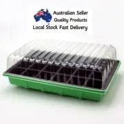 3 x 24 Cell 3 Piece Seed Propagation Germination Kit with Tray Base Dome & Tags