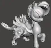 Chibi Pegasus Dragon