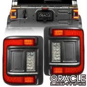 ORACLE Lighting Flush Mount LED Tail Lights Tinted Lens Fits Jeep Wrangler JL (for: Jeep)