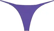 [Linjinx] Womens Beach Cheeky Bikini Bottom Sunbathing Panties Thongs Briefs Low Rise T-Back Strings Swimsuit