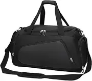 Waterproof Gym Bag, Workout Bag with Shoe Compartment, Large Capacity Multi-Compartment Fitness Organizer, Perfect for Running, Basketball, and Sports Activities, Single Attribute, Se référer au