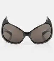 [Balenciaga] Balenciaga Gotham Cat cat-eye sunglasses One Size black