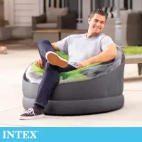 在飛比找momo購物網優惠-【INTEX 原廠公司貨】帝國星球椅單寧款/充氣沙發/懶骨頭