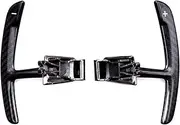 Car Steering Wheel Shift Paddles for P&orsche 911 718 Panamera M&acan Cayenne Car Accessories Steering Wheel Carbon Fiber Paddle Shift HTEOPOEKFR(Carbon Fiber Black)