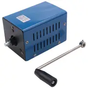 High Power Dynamo Charger Portable Emergency Hand Power Hand Crank USB Charging Emergency Survival Hand Crank Generator blue