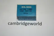 ELMO BRAND 12V 6W LAMP 2 PIECES NEW OLD STOCK for ELMO TRV-35 PROJECTORS