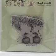 HOUSE MOUSE Rubber Cling Stamp CHRISTMAS KISS - Stampendous #HMCV34