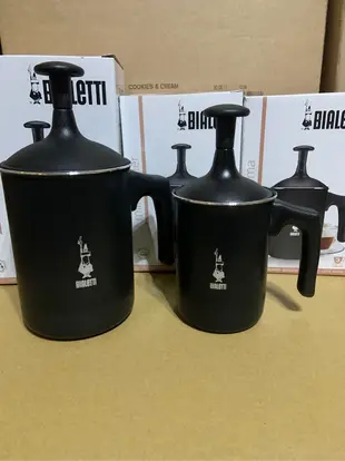 BIALETTI 經典摩卡壺 MOKA Express 入門咖啡壺 (3杯份)&奶泡神器Bialetti雙層手打奶泡器