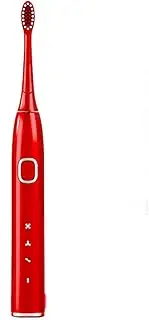 Sonic Electric Toothbrush Adult Male and Female Fully Automatic Household Intelligent Rechargeable Toothbrush-Red [6 Brush Heads +6 Protective Covers]
