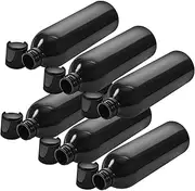 GANAZONO 6Pcs Portable Travel Bottles with Press Type Lid Refillable Empty Cosmetic Containers for Shampoo Lotion Leak Design for Travel Toiletries