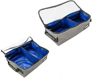[Adventure Kings] Plus Clear Top Canvas Bag - Small + Plus Clear Top Canvas Bag - Large