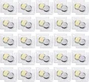 WILLBOND 25 Pairs Hidden Magnetic Snap PVC Hidden Sew on Snaps Purse Closure for Fastener Handbag Purses Clothing Clasp DIY Craft Sewing Tools