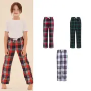 SF Mini Kids Tartan Lounge Pants SM083 - 100% Cotton Woven Tartan Pants