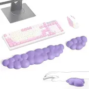 Mystarry Cloud Keyboard Wrist Rest and Mouse Wrist Rest, Memory Foam Wrist Rest for Computer Keyboard