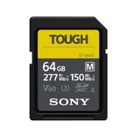 在飛比找PChome24h購物優惠-SONY 索尼 TOUGH SF-M64T 記憶卡 【64G