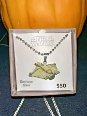 Star Wars Ghost Ship Stainless Necklace - 19" long - NIB