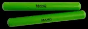 Mano Percussion 6 Inch Coloured Claves - Green Hardwood Percussion Instrument