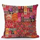 Printed Farmhouse Style Linen Ethnic Style Bohemian Pillow Case Pillow Cover