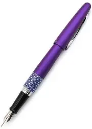 Pilot Metropolitan MR3 Ellipse Violet Italic Stub Fountain Pen