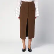 [Margaux Lönnberg] Brown Jagger midi skirt 36 FR Brown